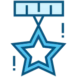 Star Medal Favorite Award Prize SVG Icon